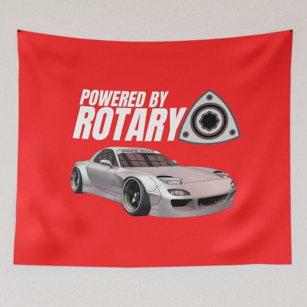 Item preview, Powered by Rotary  designed and sold by MOTOSHIFT.
