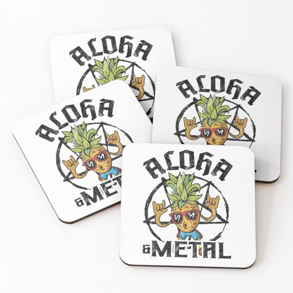Item preview, Aloha & Metal Hawaii Pentagram Satanic Pineapple designed and sold by Stronzi.