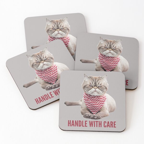 Item preview, Handle With Care. Very Salty Cat! Photo, text designed and sold by JellyBeenzz.