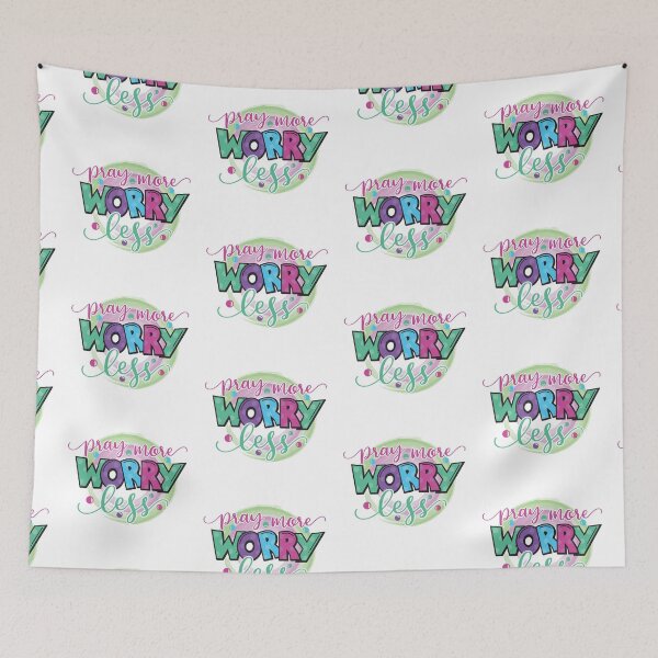 Item preview, PRAY MORE WORRY LESS designed and sold by GamaArtDesign.