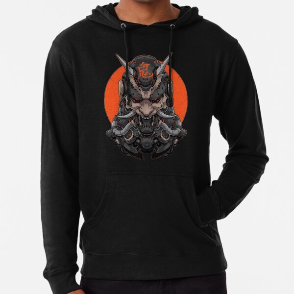 Japanese Oni Art BabyBee Lightweight Hoodie