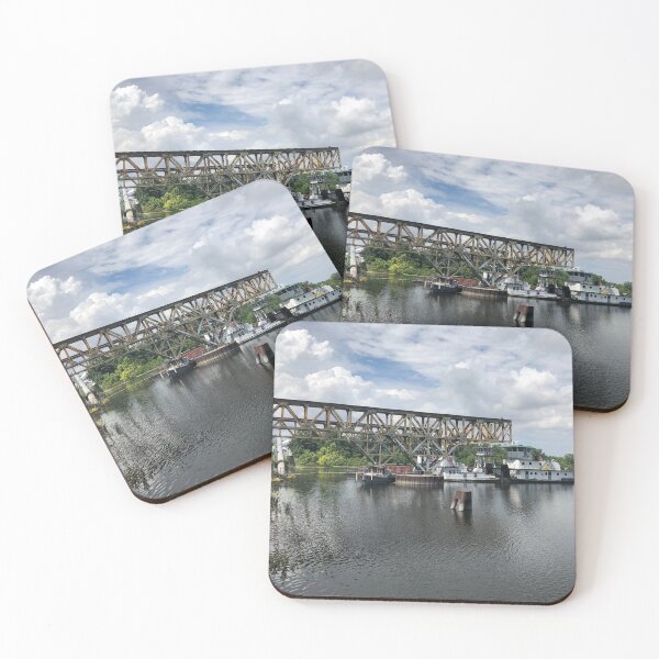 Item preview, Rompecabezas del puerto de barcazas designed and sold by noTomatoes.