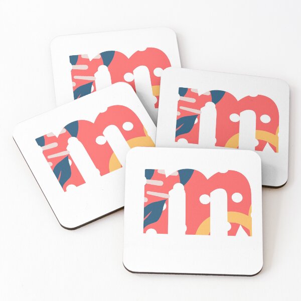 Item preview, Letter m designed and sold by Clumsy Prints.