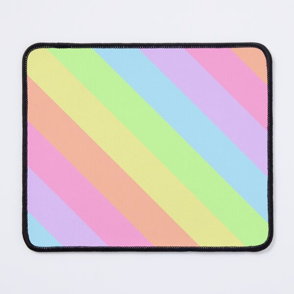 Item preview, Pastel Retro Rainbow Diagonal Stripes designed and sold by wordznart.