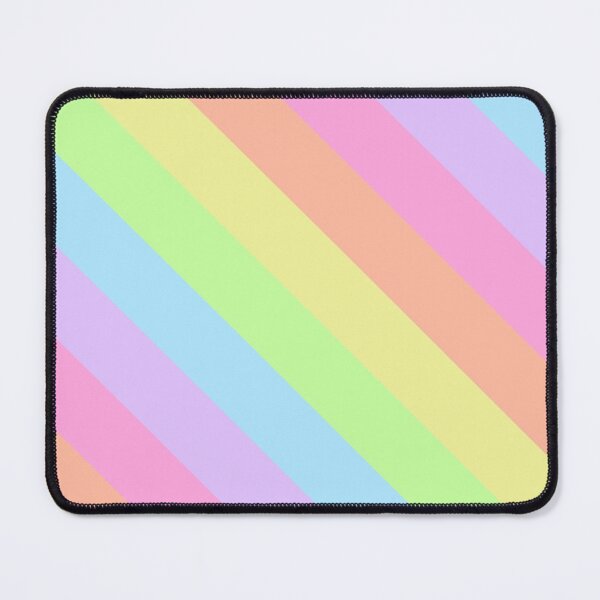 Item preview, Pastel Retro Rainbow Diagonal Stripes 2 designed and sold by wordznart.