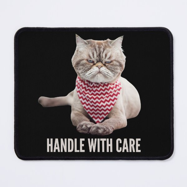 Item preview, Handle With Care. Very Salty Cat! Photo, text designed and sold by JellyBeenzz.