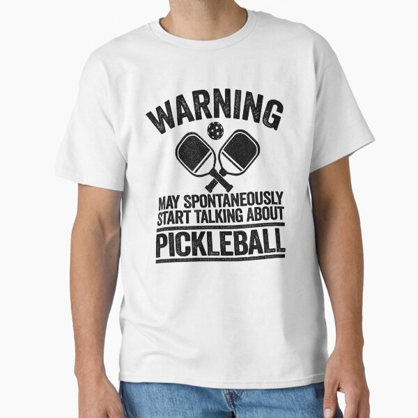 Item preview, Warning May Spontaneously Start Talking About Pickleball Funny Pickleball designed and sold by Stronzi.