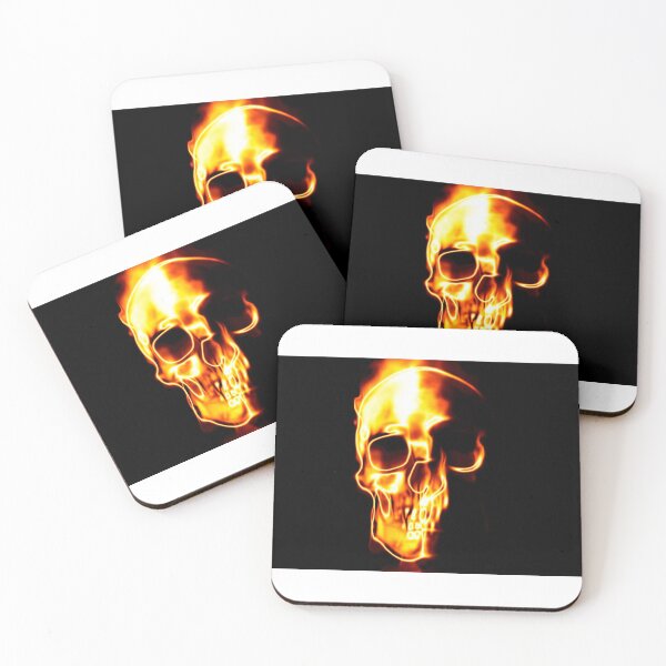 Item preview, skull on fire designed and sold by titlis.