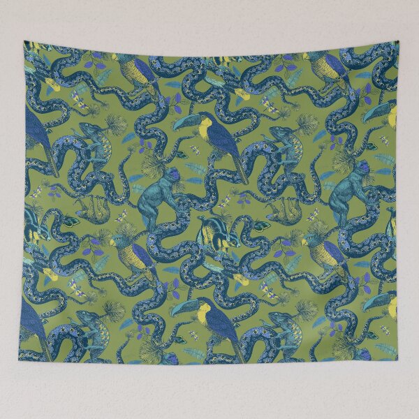 Item preview, Up In The Trees - Exotic Tropical Jungle Print designed and sold by PrintyBazaar.