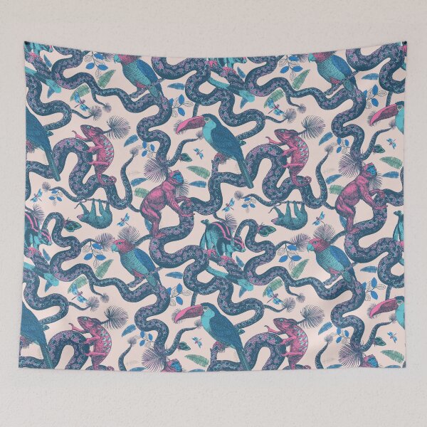 Item preview, Up In The Trees - Exotic Tropical Jungle Print designed and sold by PrintyBazaar.