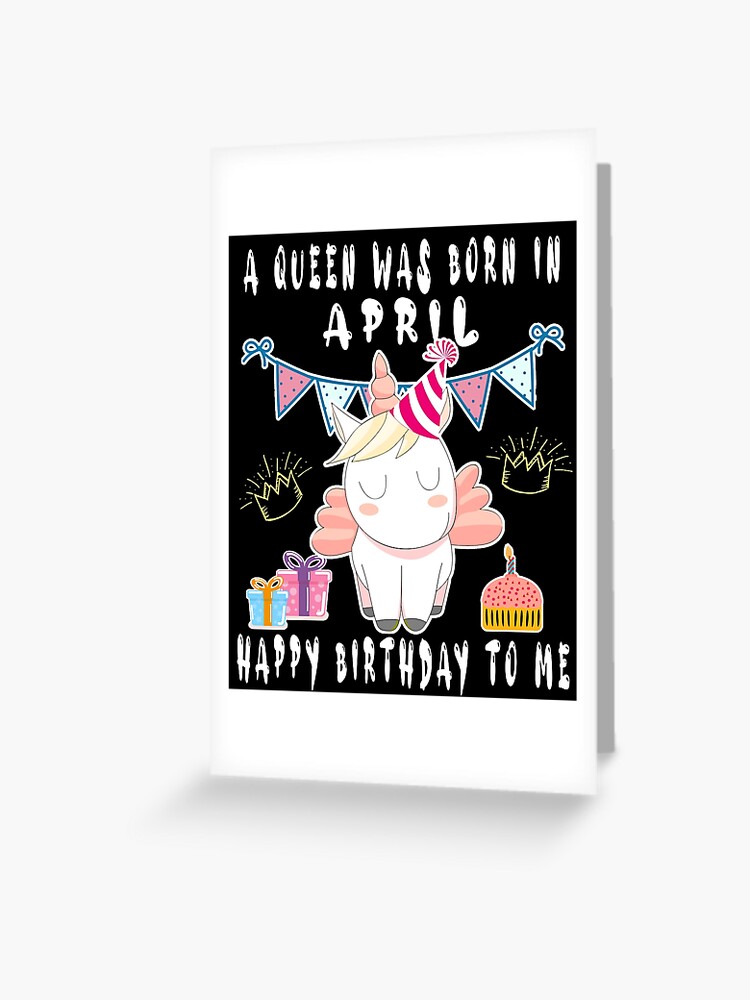 Unicorns Are Born In April Colorful Fun Birthday T-Shirt Unicorns Are Born In April Colorful Fun Birthday T-Shirt