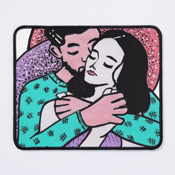 Item preview, Mixed media - Couple goals, daily hug designed and sold by Karolien Kenis.