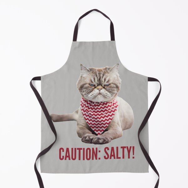 Item preview, Caution: Salty! One Very Salty Cat! Photo, text designed and sold by JellyBeenzz.