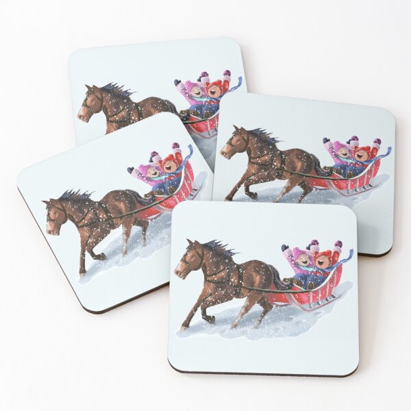 Item preview, One Horse Open Sleigh designed and sold by TheArtCave.