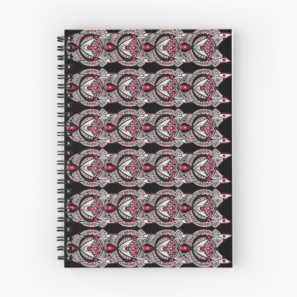 Item preview, black and red inca pattern designed and sold by CPFcreation.