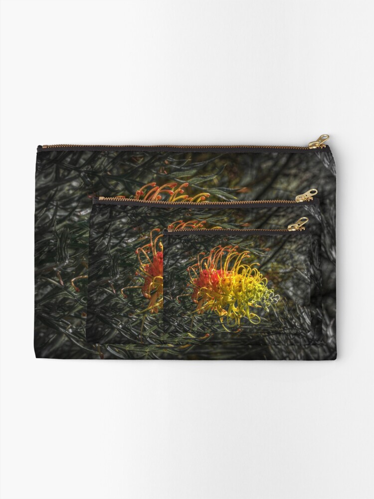 Alternate view of Grevillia flower Zipper Pouch