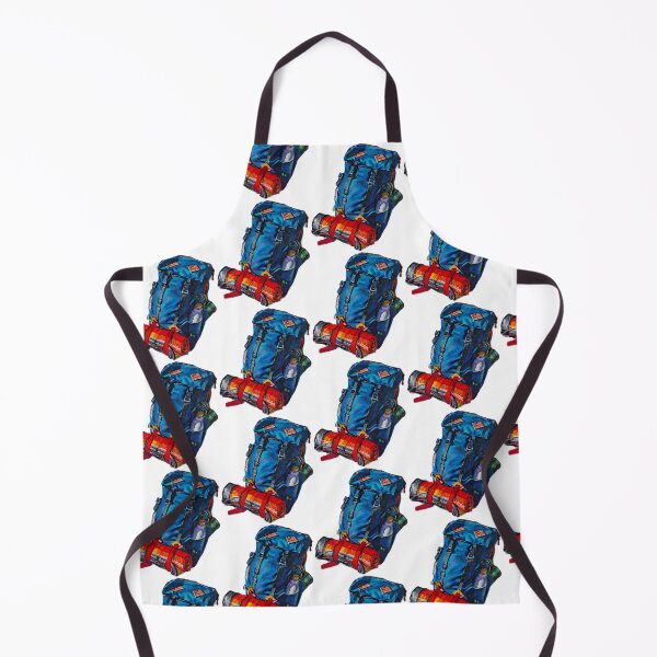Item preview, Hikers/Walker Blue backpack with blanket designed and sold by LornaBowdenART.