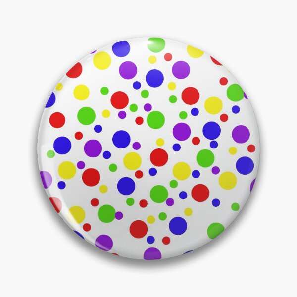 Aperçu de l'œuvre Fierté Polkadots sur fond blanc créée et vendue par Linda Finstad.