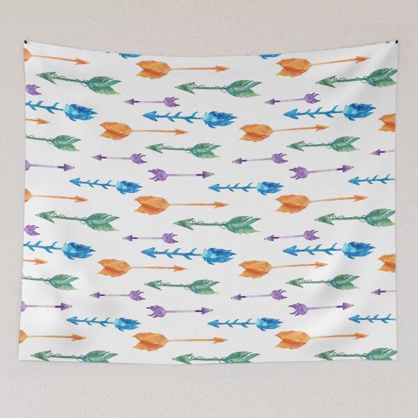 Item preview, Tribal watercolor arrows designed and sold by MariaLetta.