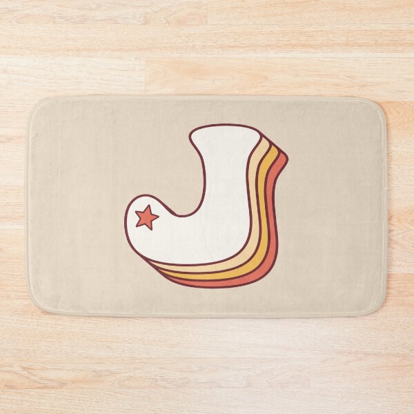 Item preview, Letter J Retro designed and sold by OkihanaShop.