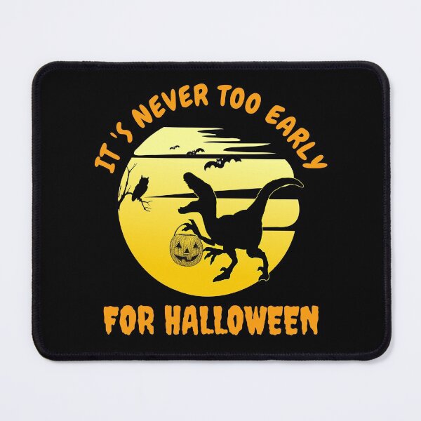 Item preview, Its Never Too Early For Halloween Dinosaur T Rex Mummy Pumpkin designed and sold by Design-Maniya.