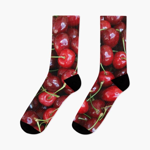 Item preview, red sweet cherries as a texture designed and sold by Nicole Bleck.