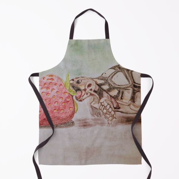 Item preview, Baby turtle bites a strawberry designed and sold by AceNeela.