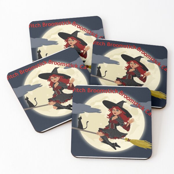 Item preview, Witch Broomstick Broomstick Cat designed and sold by Apolinario76.