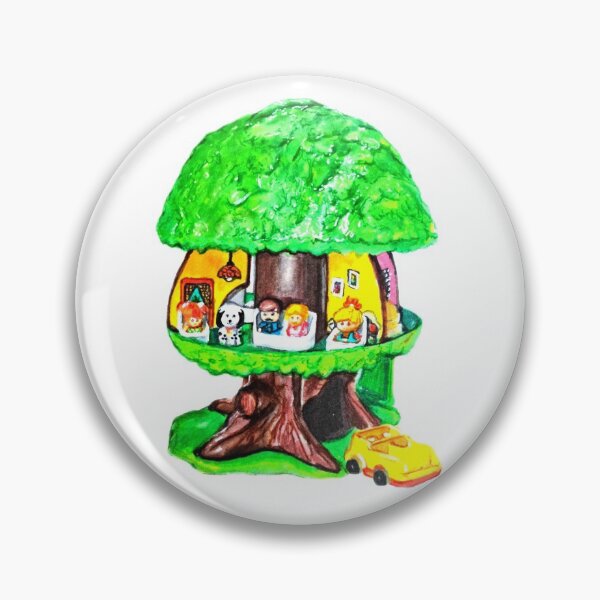 Item preview, Retro Tree Top Toy designed and sold by LornaBowdenART.
