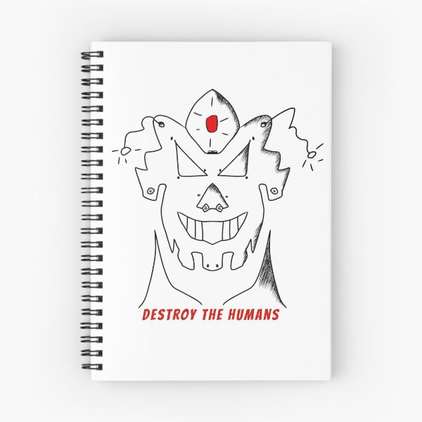 Item preview, Destroy the humans evil robot  designed and sold by Nadey.