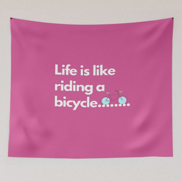 Item preview, Life is like riding a bicycle designed and sold by Alfaprabha777.