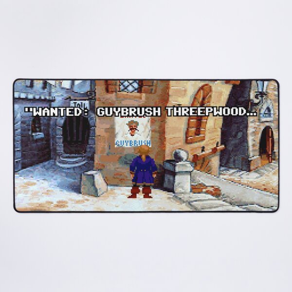 Wanted Guybrush Threepwood! (Monkey Island 2) Desk Mat
