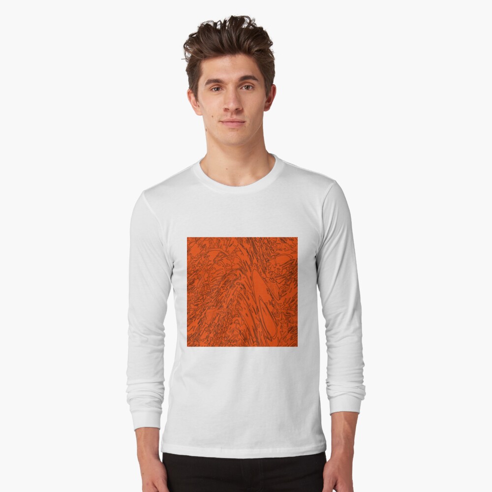 Black and Orange Los Angeles T-shirt Essential T-Shirt for Sale by AhmedGr