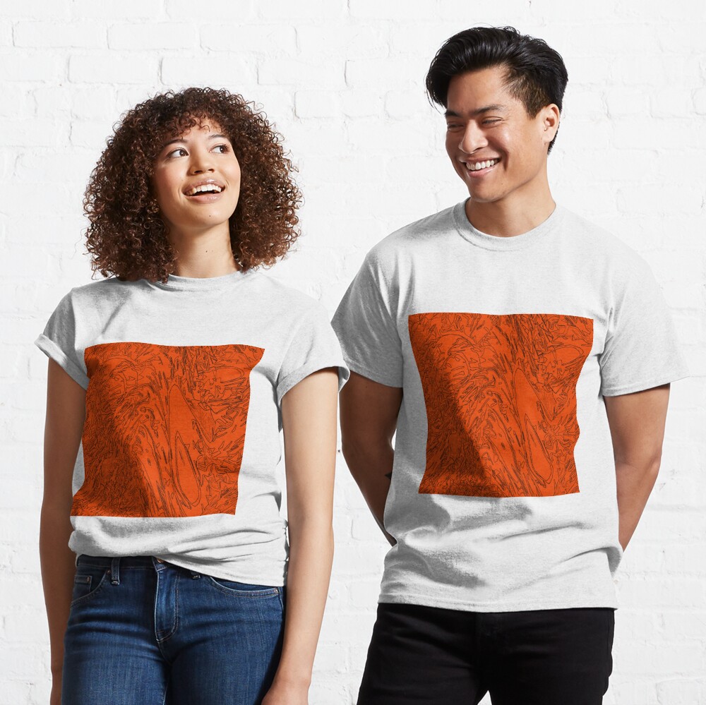 Black and Orange Los Angeles T-shirt Essential T-Shirt for Sale by AhmedGr