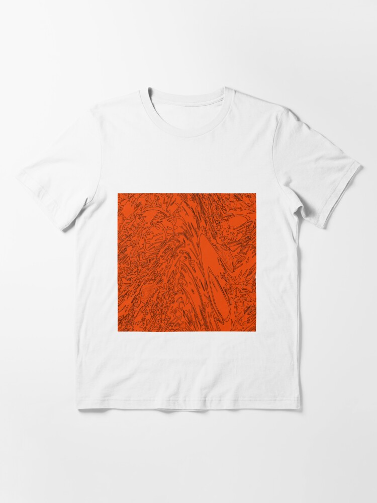 Black and Orange Los Angeles T-shirt Essential T-Shirt for Sale by AhmedGr