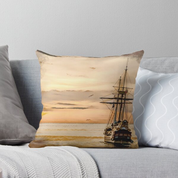 Item preview, Ship in the sea designed and sold by artistneha04.