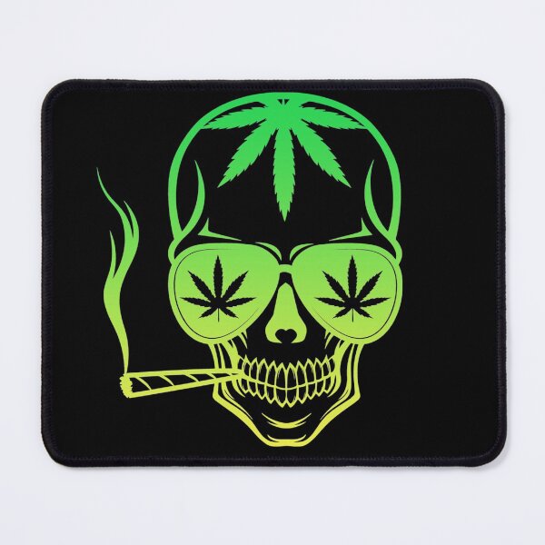 Item preview, Skull Smoking Blunt designed and sold by GanjaGrip.