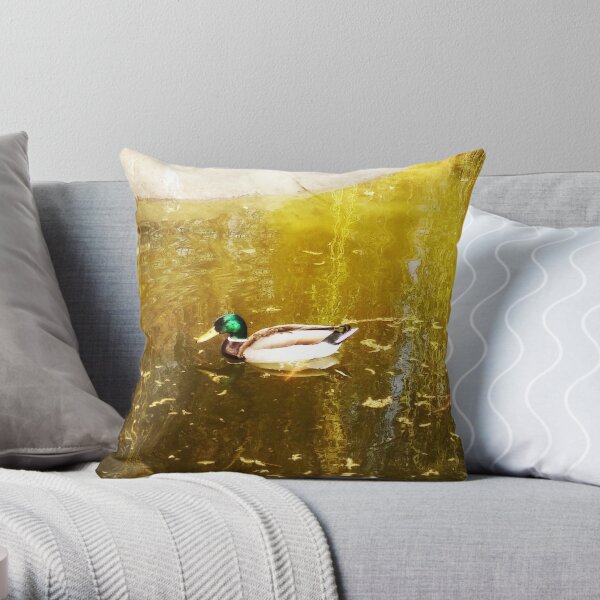 Duck Wisdom Throw Pillow