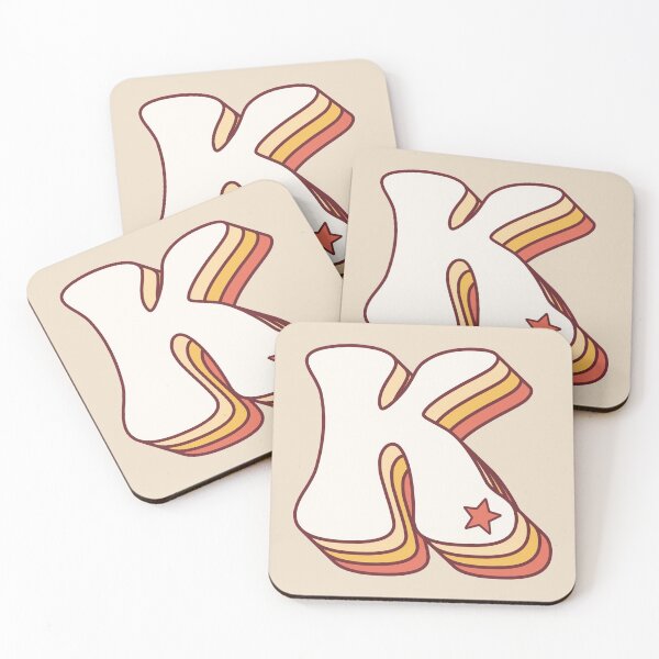 Item preview, Letter K Retro designed and sold by OkihanaShop.