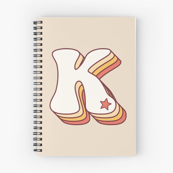 Item preview, Letter K Retro designed and sold by OkihanaShop.