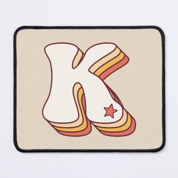 Item preview, Letter K Retro designed and sold by OkihanaShop.