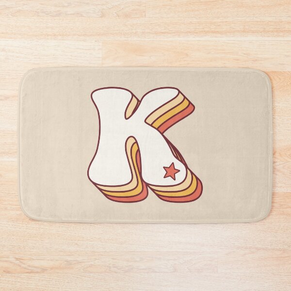 Item preview, Letter K Retro designed and sold by OkihanaShop.