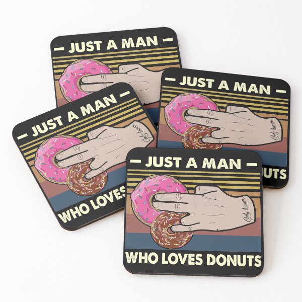 Item preview, Funny Just A Man Who Loves Donuts Funny Gifts For Friends designed and sold by HarveyJade.