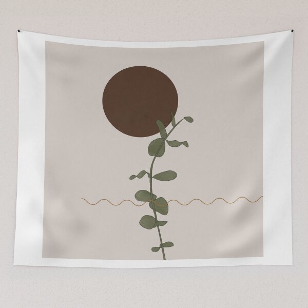 Item preview, Eucalyptus_with_brown_moon designed and sold by Shawa Shop.