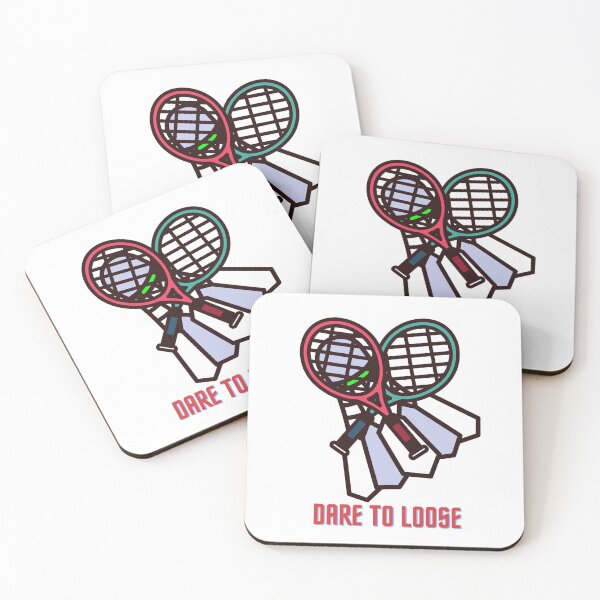 Item preview, Dare to loose badminton sport designed and sold by chuckletuckle.