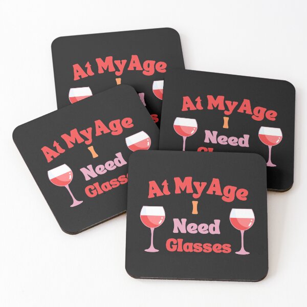Item preview, At My Age I Need Glasses Essential- T-shirt designed and sold by Bright-Store.