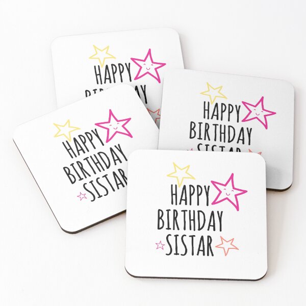 Item preview, HAPPY BIRTHDAY SISTAR - SISTAR - SISTER IN LOVE - HAPPY BIRTHDAY designed and sold by Tropical Blood.