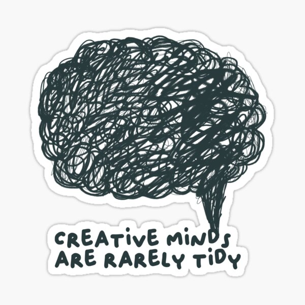 Item preview, (NEW) Creative minds_©ChunkaMunka on Redbubble designed and sold by ChunkaMunka.