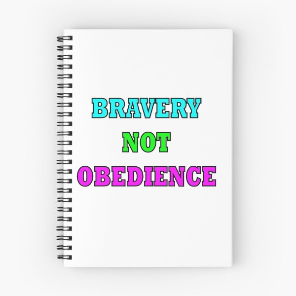 Item preview, bravery not obedience designed and sold by sbrstore.