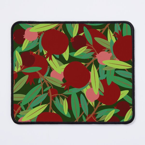 Item preview, Green Garden Pomegranate Pattern designed and sold by lanolga.